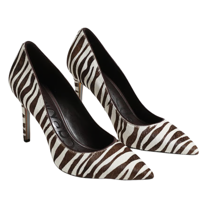 HAZEL ZEBRA PUMP CHOCOLATE IVORY
