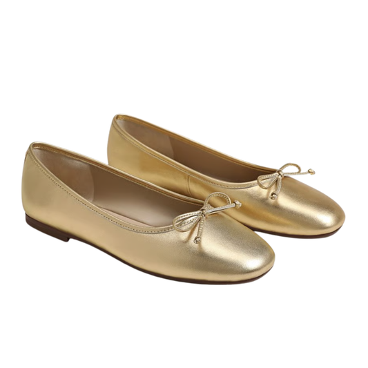 ALIE BALLET FLAT AMBER GOLD