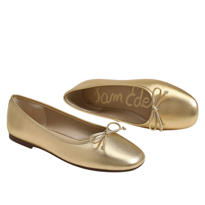 ALIE BALLET FLAT AMBER GOLD