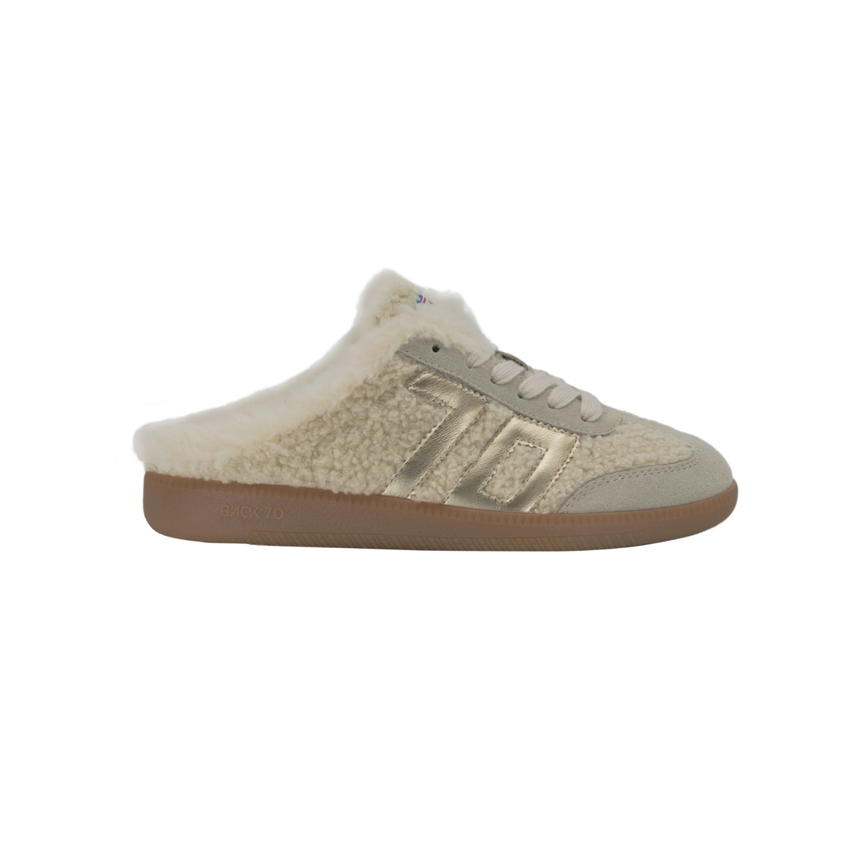 EASTER FUR SLIP ON SNEAKER BUTTER GOLD
