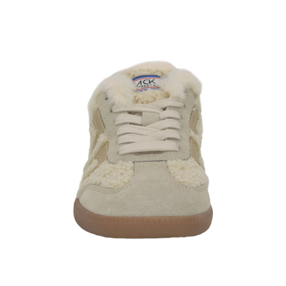 EASTER FUR SLIP ON SNEAKER BUTTER GOLD