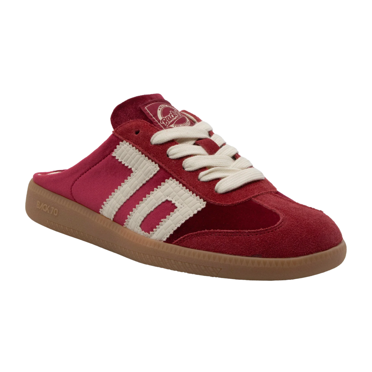EASTER VELVET SNEAKER RED MILK