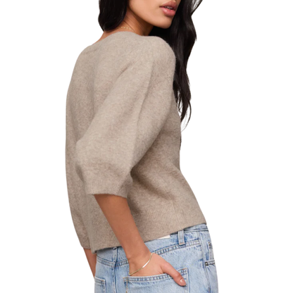 VALOR CARDIGAN NATURAL HEATHER