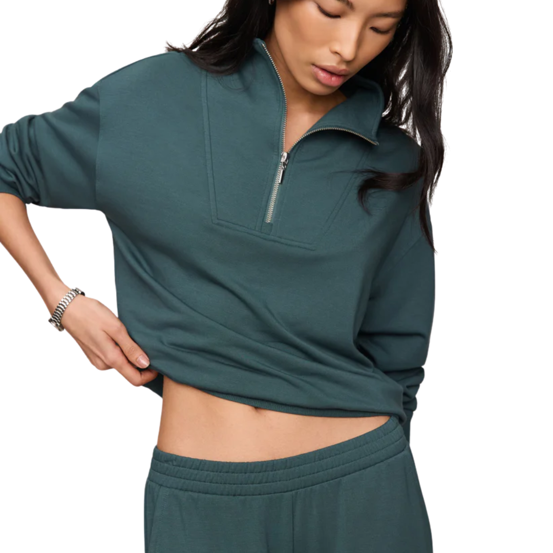 GATE CHECK MODAL SWEATSHIRT EMERALD COVE
