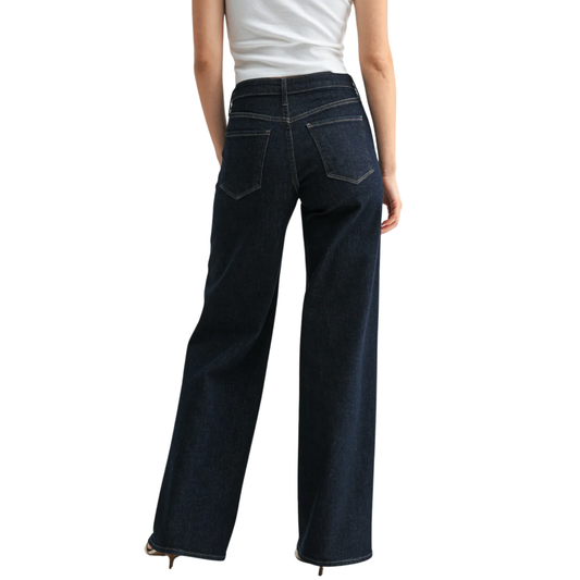 HIGH RISE WIDE LEG RINSE