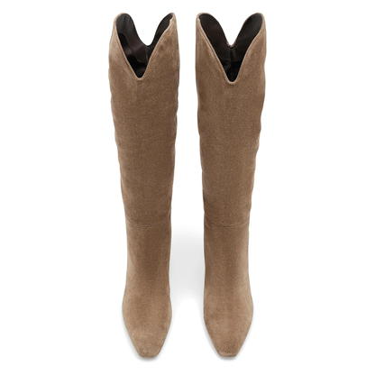 BRION BOOT TAUPE SUEDE