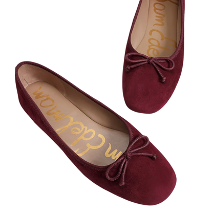 ALIE BALLET FLAT FRENCH MERLOT