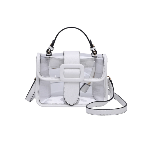 TONI CLEAR STADIUM BAG OFF WHITE