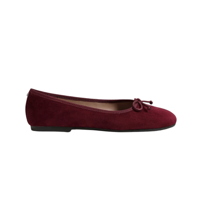 ALIE BALLET FLAT FRENCH MERLOT