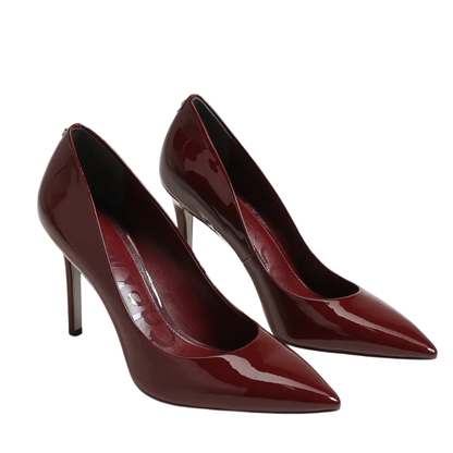 HAZEL HIGH HEEL PUMP PATENT MERLOT