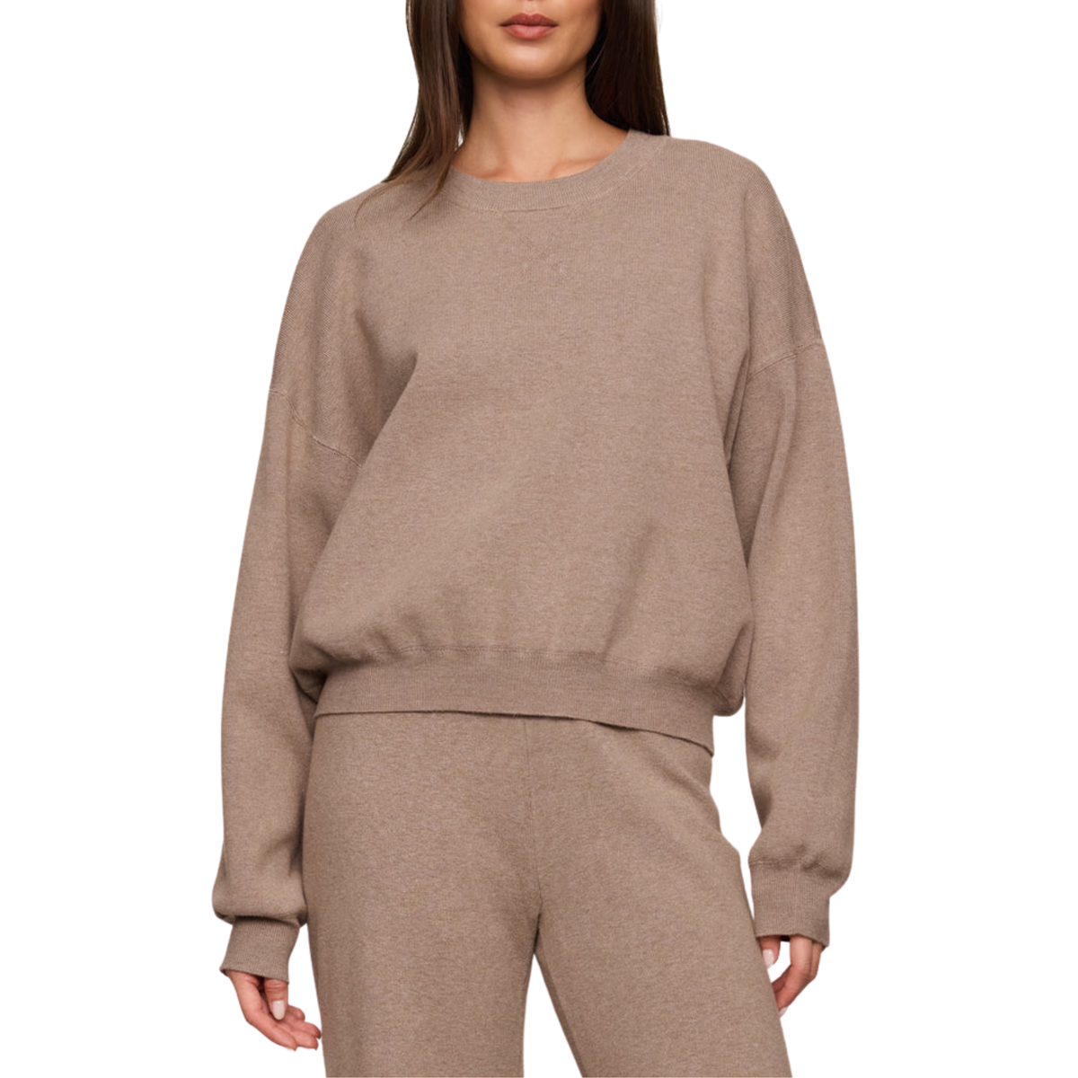 TAKE IT EASY SWEATER HEATHER ASH