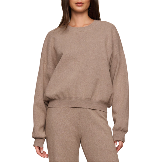 TAKE IT EASY SWEATER HEATHER ASH