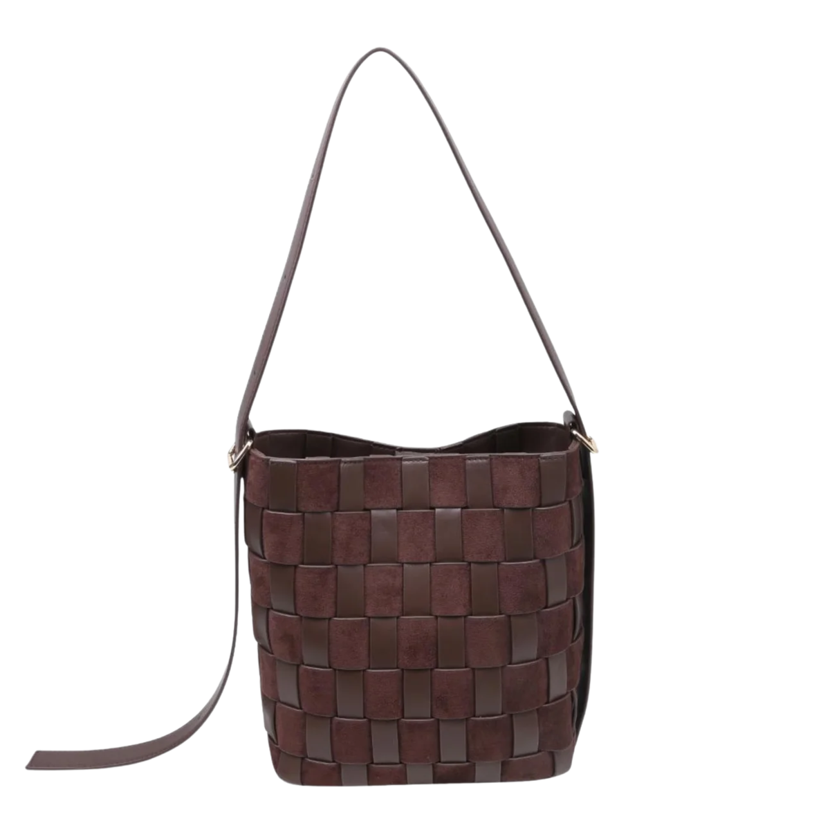 NAOMI BUCKET BAG CHOCOLATE