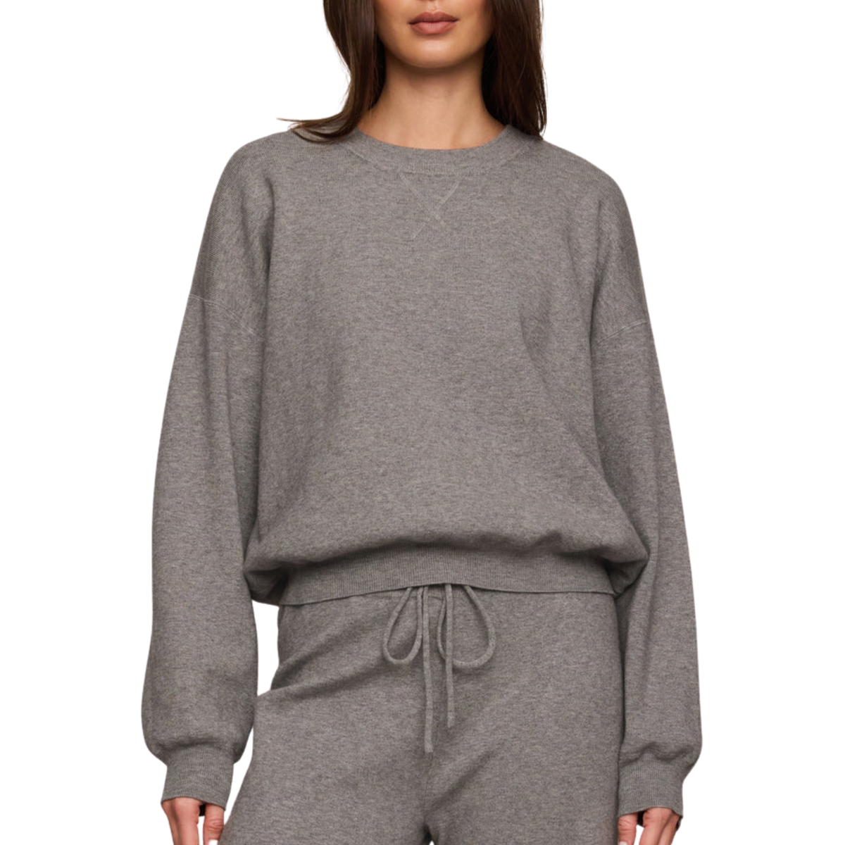 TAKE IT EASY SWEATER CLASSIC HEATHER GREY