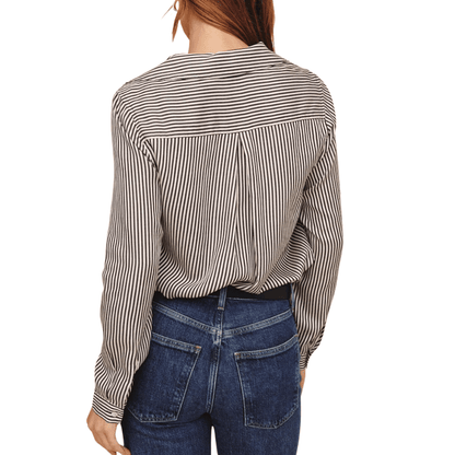 BUTTON DOWN SHIRT VINTAGE PINSTRIPE