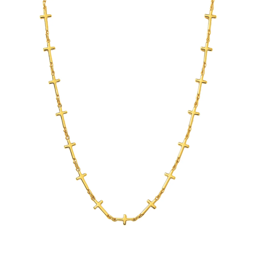 KENNEDY CROSS CHAIN NECKLACE