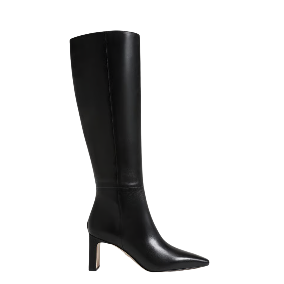 SYLVIA KNEE HIGH BOOT BLACK LEATHER