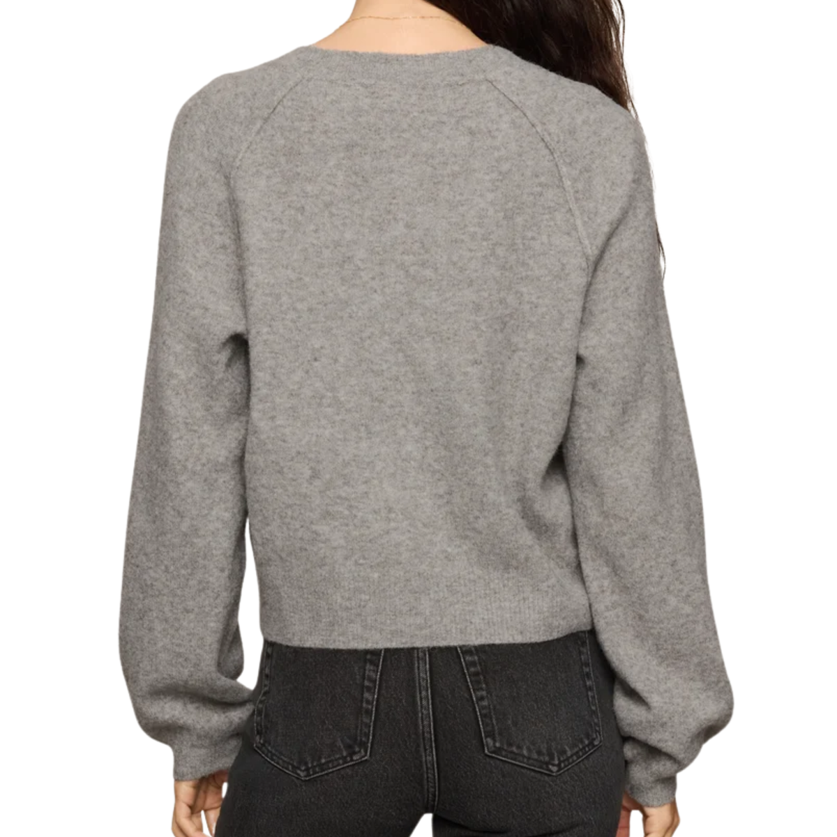 WESTMONT HENLEY SWEATER CLASSIC HEATHER GREY
