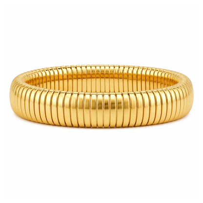 SANDRA COIL BANGLE BRACELET