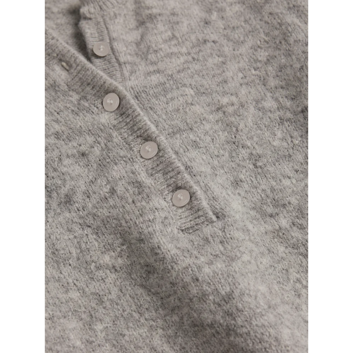 WESTMONT HENLEY SWEATER CLASSIC HEATHER GREY