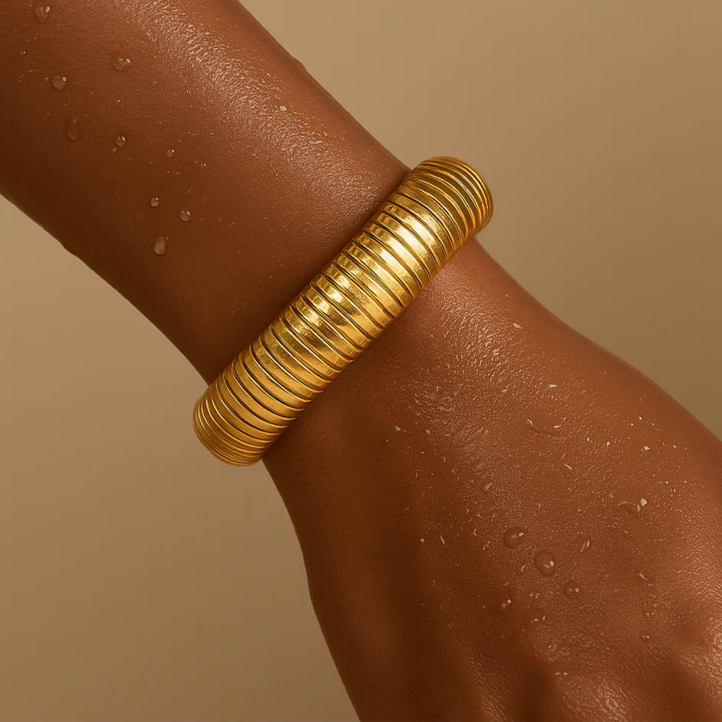 SANDRA COIL BANGLE BRACELET