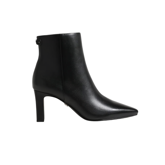 SAIGE BOOTIE BLACK LEATHER