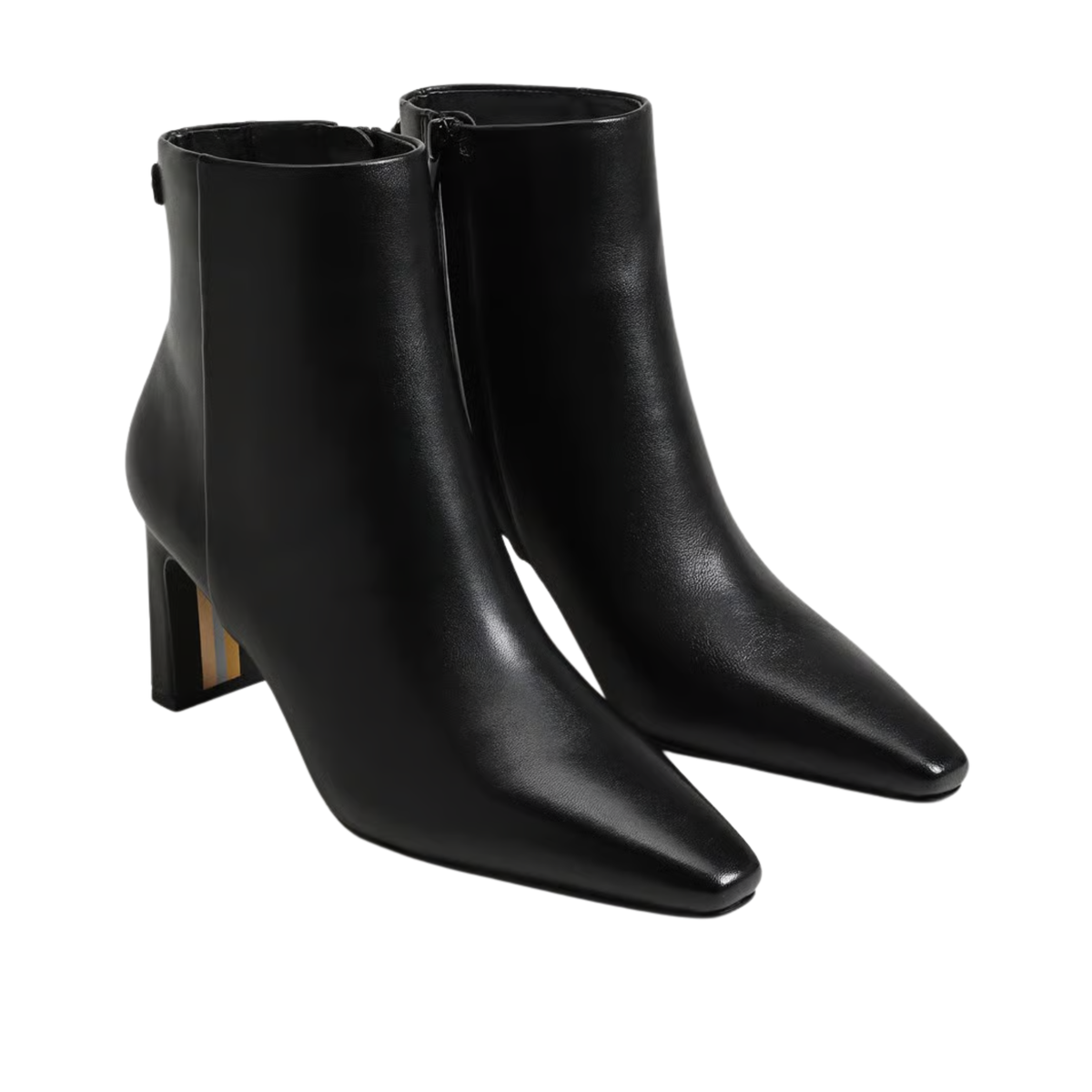 SAIGE BOOTIE BLACK LEATHER