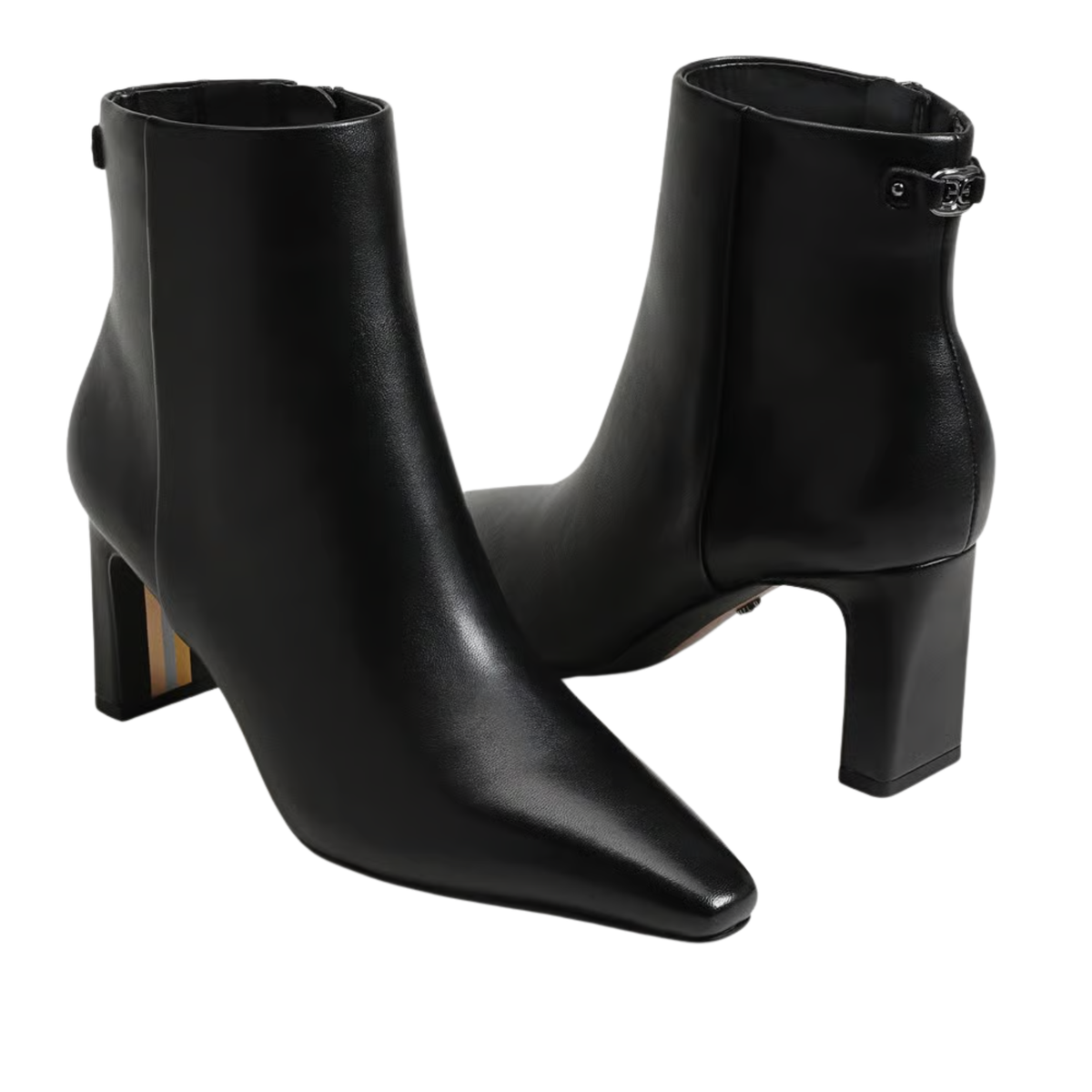 SAIGE BOOTIE BLACK LEATHER