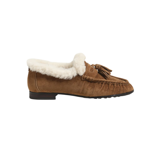 LANA FUR LOAFER NUTMEG