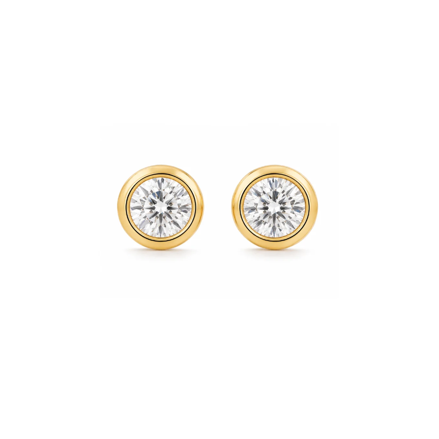 CATEANA BEZEL STUD EARRING