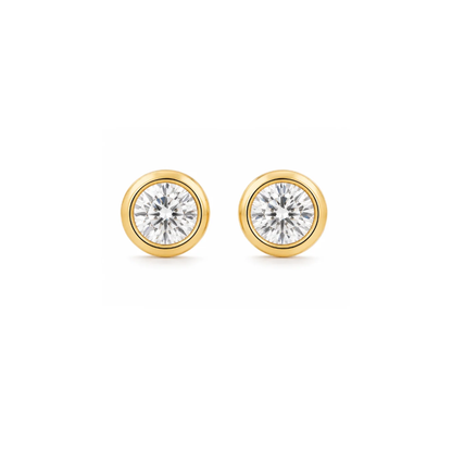 CATEANA BEZEL STUD EARRING