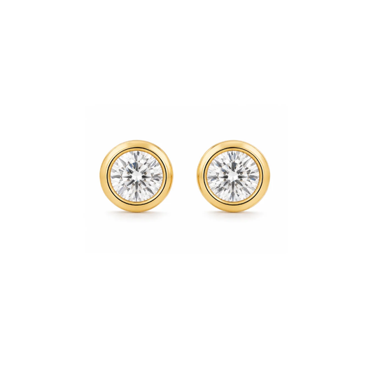 CATEANA BEZEL STUD EARRING
