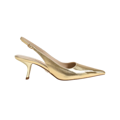 BIANKA SLING PUMP AMBER GOLD