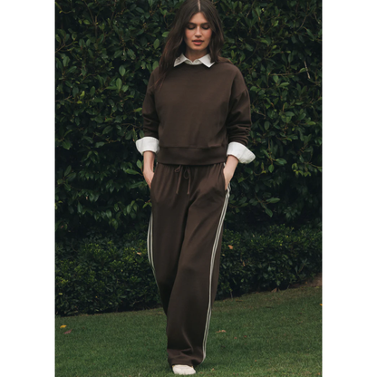 BREAKAWAY TRACK PANT DARK CHOCOLATE