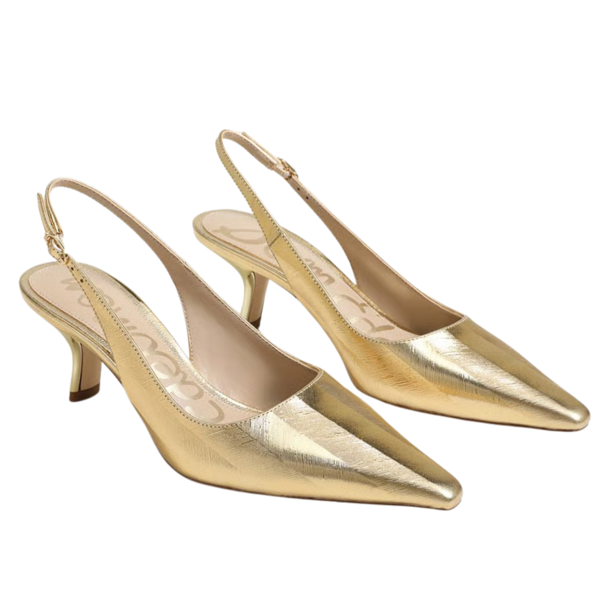 BIANKA SLING PUMP AMBER GOLD