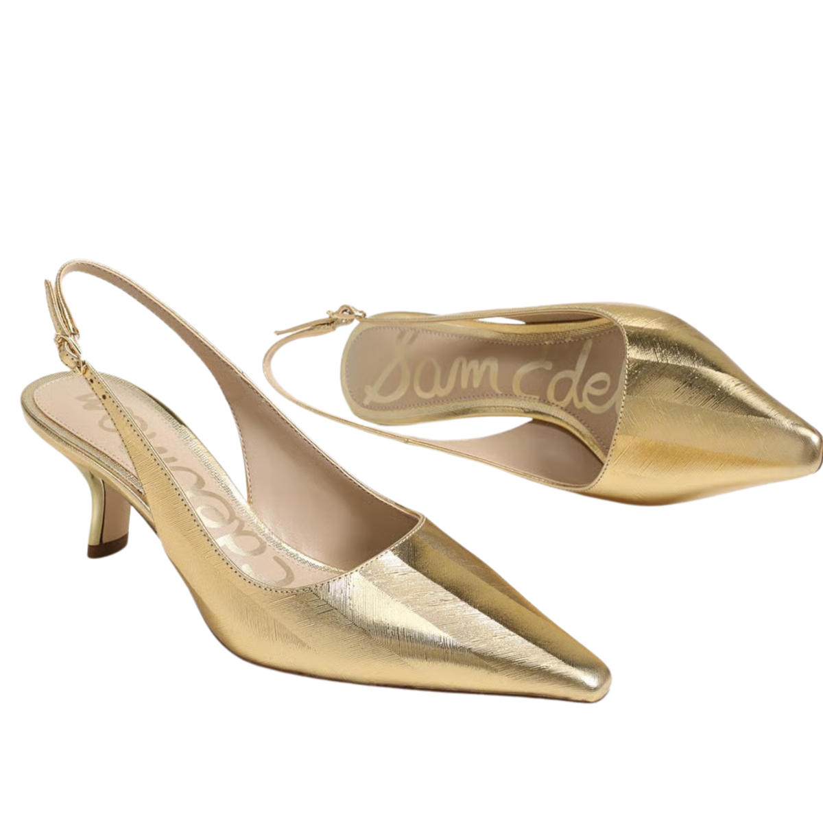 BIANKA SLING PUMP AMBER GOLD