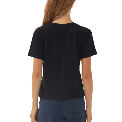 RELAXED CREW NECK TEE BLACK
