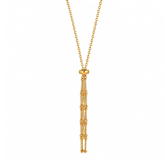OLENA KEEPSAKE NET NECKLACE