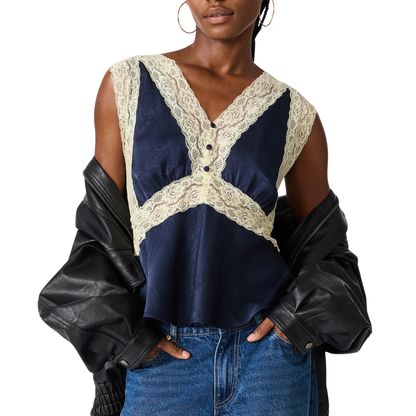 ELINOR TOP MIDNIGHT
