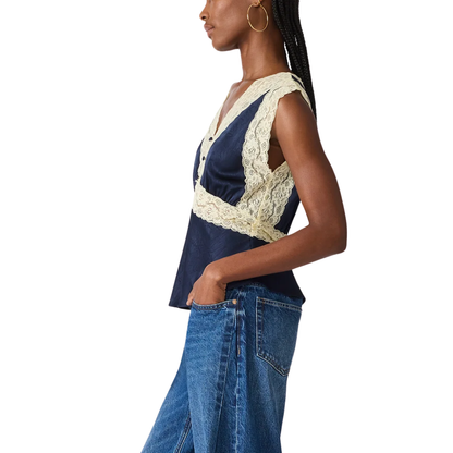 ELINOR TOP MIDNIGHT